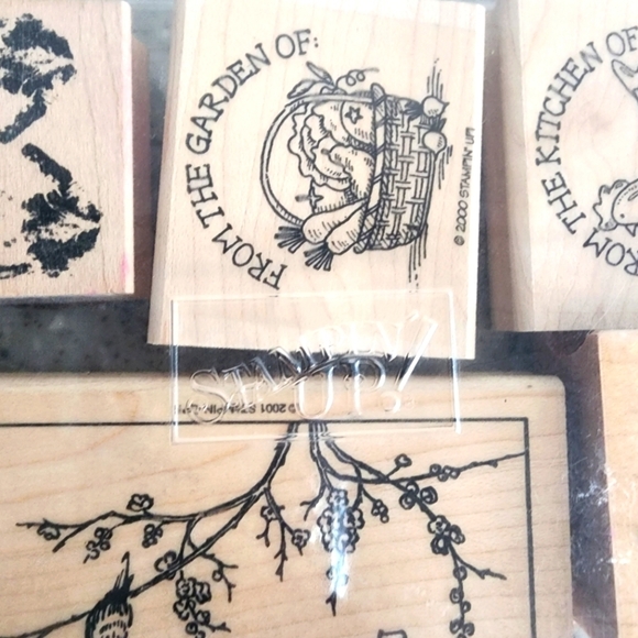 Stampin Up Misc. Rubber Stamps 8 pcs - Picture 1 of 5